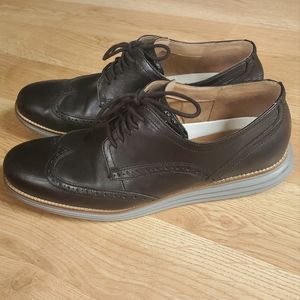 Cole Haan Original Grand Wingtip Oxfords, Men's Size 12, Black